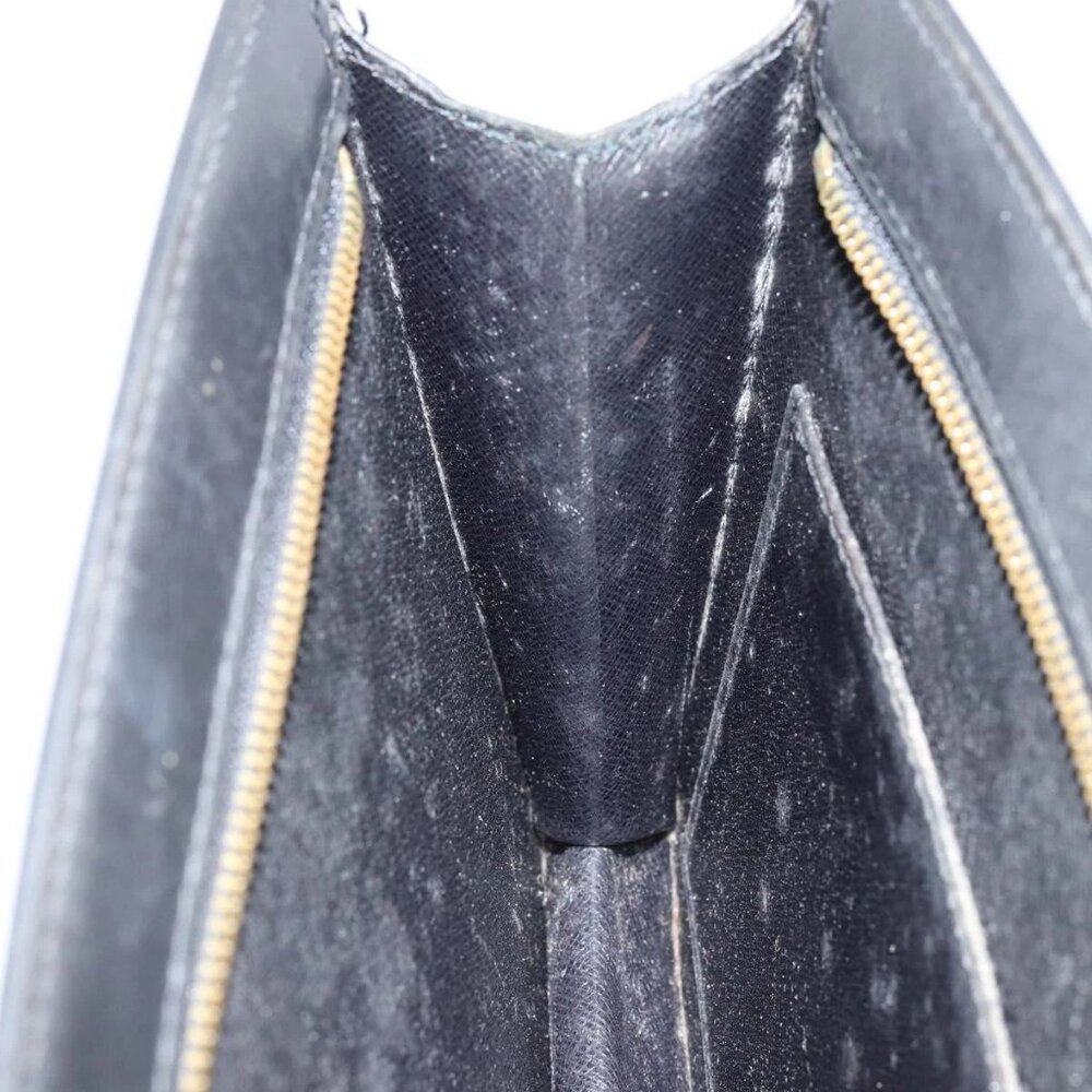 LOUIS VUITTON Epi Pochette Homme Clutch Bag Black Noir - Picture 16 of 16